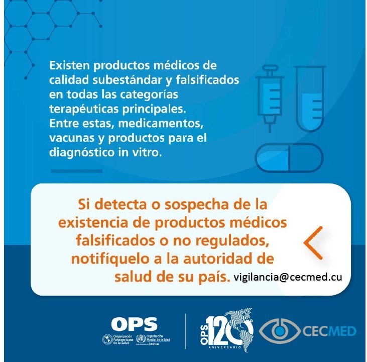 Medicamentos Subestandar y Falsificados